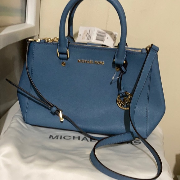 Michael Kors SM Sutton SM Satchel Cornflower - Picture 1 of 12